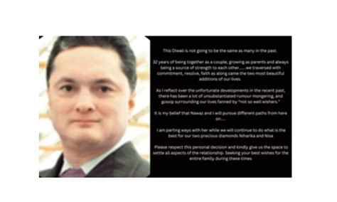 Raymond's Gautam Singhania announces separation from wife Nawaz Modi