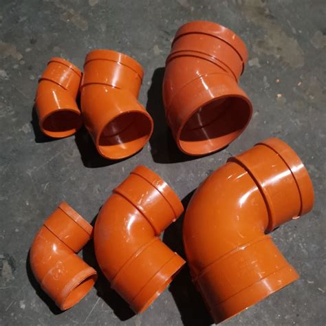 Good Quality Thick Sanitary Pvc Orange Elbow 2 Elbow 3 Elbow 4 Shopee