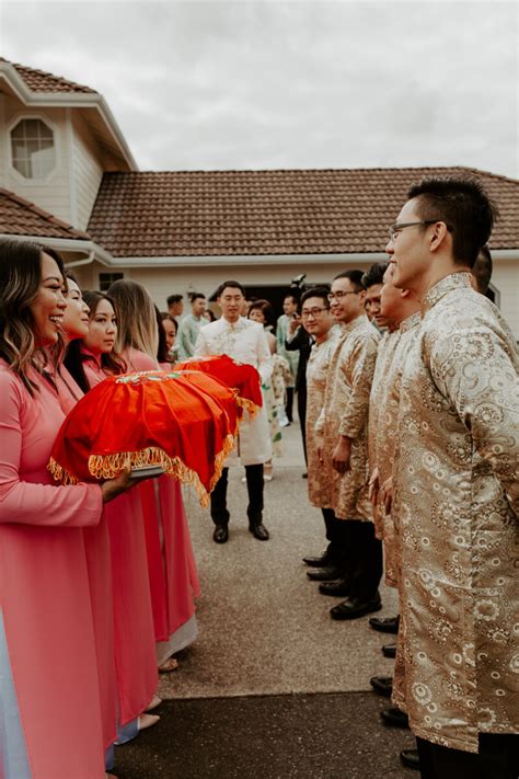 Traditional Vietnamese Wedding Tea Ceremony Vietnamese American