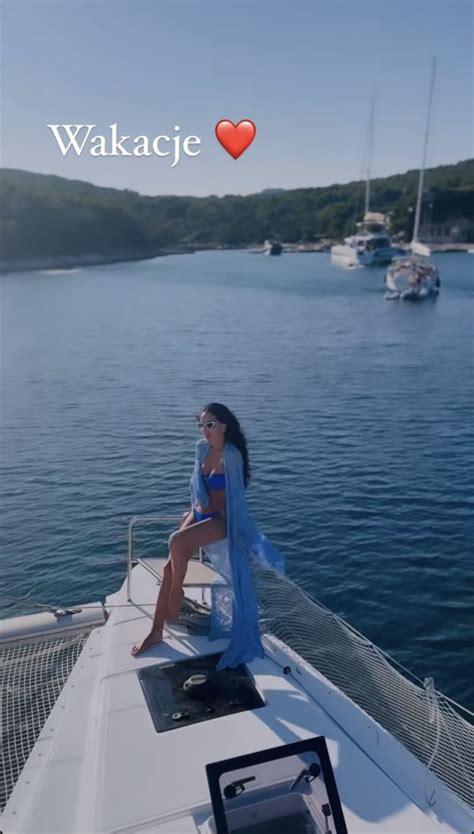 Letnia Justyna Steczkowska Pr Y Cia O W Bikini Na Jachcie Co Za Cia O Pudelek