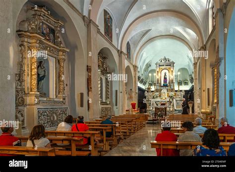 Main Nave With Baroque Altar Of The Church In The Benedictine Convent