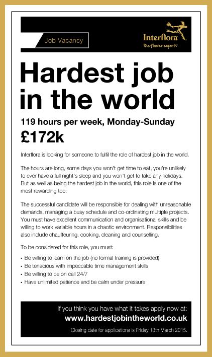 Hardest job in the world | Jessica Chivers