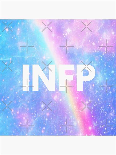 Infp Galaxy Rainbow Pastel Mbti Merch Sticker For Sale By