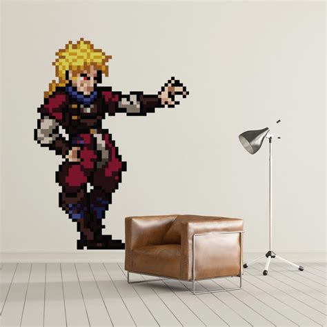 Sticker Dio Pixel Art Sticker Jojos Adventure Stickerdecofr