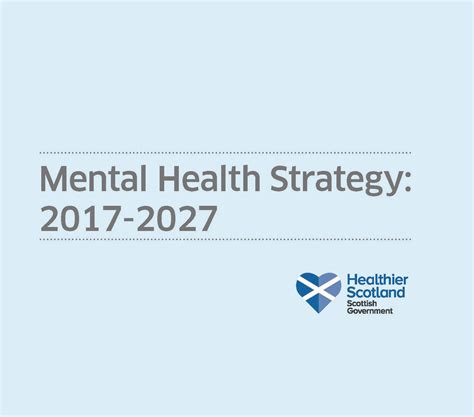 The New Mental Health Strategy For Scotland 2017 2027 Reaffirms The