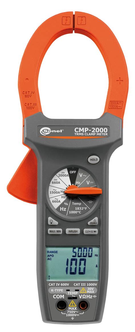 Клещи токоизмерительные с мультиметром CMP-2000 - pimnara.ru
