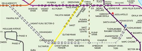 Delhi Metro Golden Line (Silver line): Map, stations, construction status