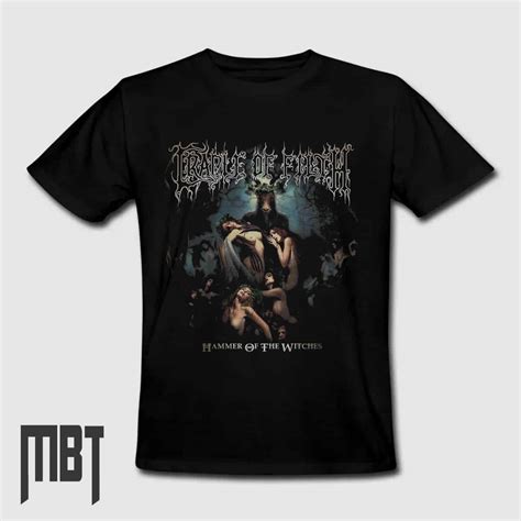 Cradle of Filth T-Shirt, Cradle of Filth Hammer of The Witches Tee Shirt, Metal Merch – Metal ...