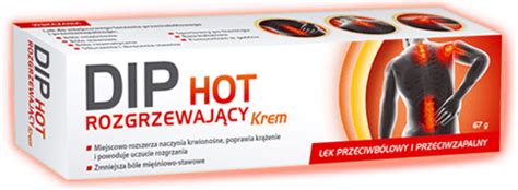 Dip Hot krem rozgrzewający 67 g Ból mięśni i stawów Ból Zdrowie Apteka Internetowa