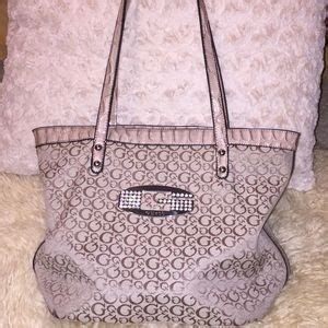 Guess Bags Guess Pink Nude Sparkling Rhinestone Bag Poshmark