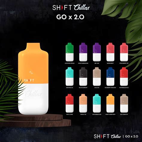 Shift Chillax Go X 20 9000 Prefilled Pod
