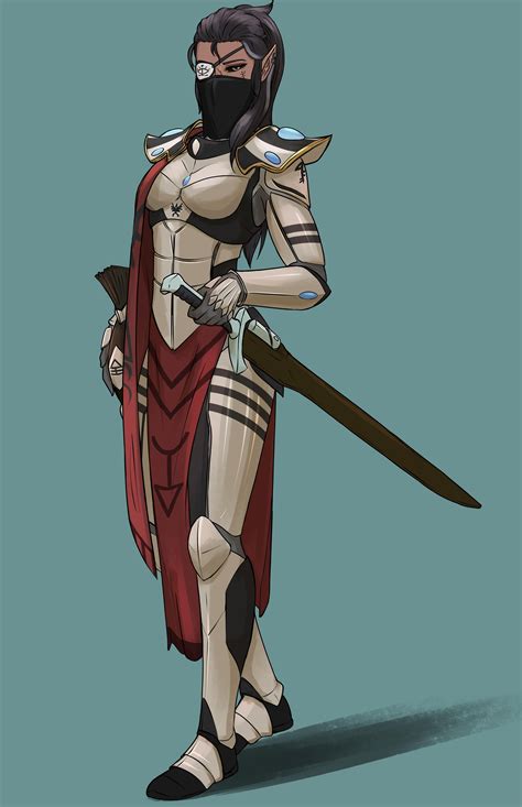 Eldar Corsair Captain By Ubeauviolette Rimaginarywarhammer