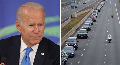 Joe Biden Flashed By Large Naked Scottish Man As He Traveled To Cop Climate Change Summit