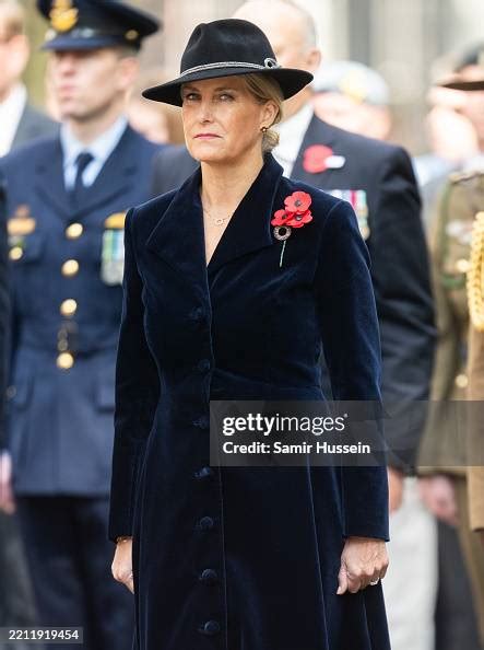 Sophie, Duchess of Edinburgh attends the Anzac wreath laying service