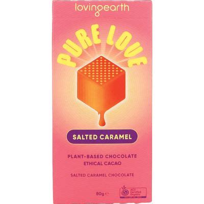 Loving Earth Chocolate Salted Caramel Chocolate Australian Vitamins