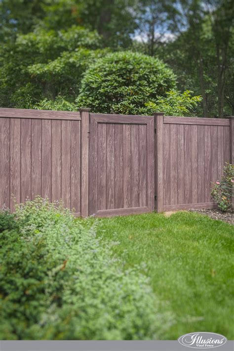 37 Incredible Vinyl Wood Grain Fence Images From Illusions Vinyl Fence