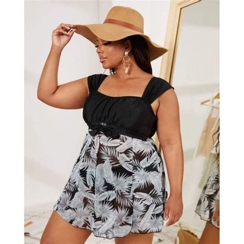 Plus Size Swimsuit Shn Tankini With Bikini Xl Shopee Philippines