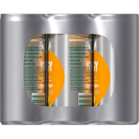 V8® Energy Peach Mango Juice Energy Drink Can 12 Pk 8 Fl Oz Kroger