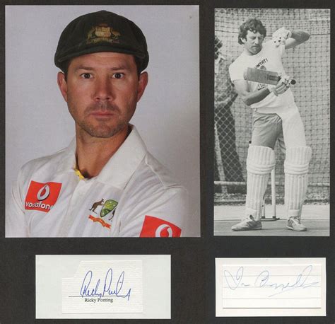 Australian Test Cricketer Autographs Collection Sporting Cricket