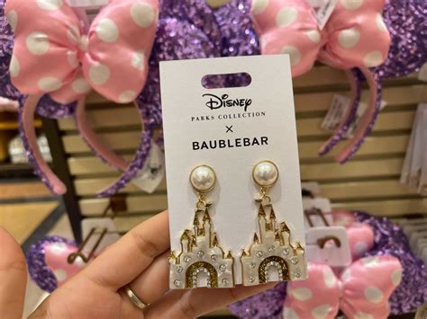 Walt Disney World 50th Anniversary Cinderella Castle Earrings By