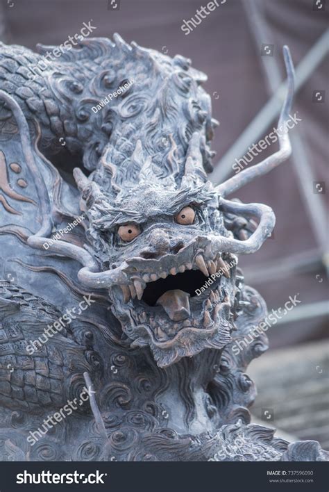 Detail Japanese Dragon Statue Stock Photo 737596090 | Shutterstock