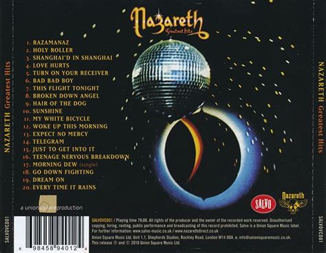Nazareth Greatest Hits America Dvd