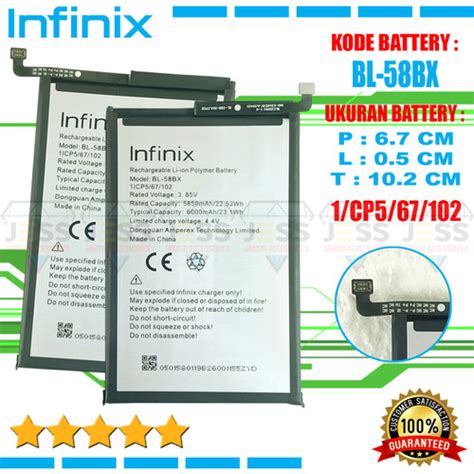 Jual Baterai Original Infinix Hot Play X B Battery BL BX BL BX Jakarta Pusat Jess