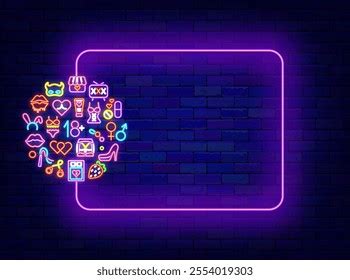 Neon Icon Sex Shop Stock Vectors And Vector Art Shutterstock
