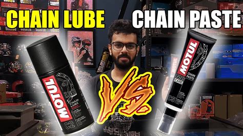 Motul Chain Lube C Vs Chain Paste C Gear Review Youtube