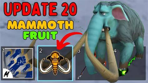 Update 20 Mammoth Fruit Confirmed Coming In Blox Fruits YouTube