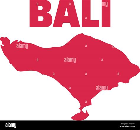 Bali Map Island Stock Vector Image And Art Alamy
