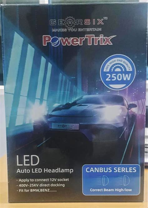 250 W Gearsix Car LED Head Light Right Left At Rs 4400 Piece In