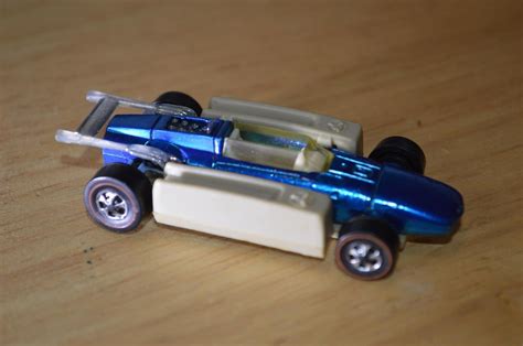RARE Vintage HOTWHEELS Redline 1969 Indy Eagle Blue W Fuel Tank PROTOTYPE Hot Wheels Hot