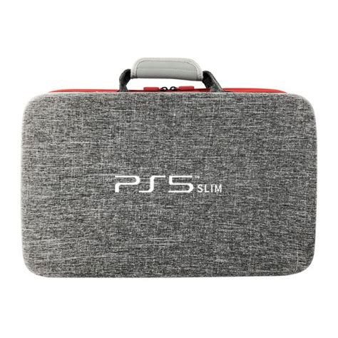 Дорожная сумка для хранения для консоли и геймпадов PS5 Slim (Серый ...