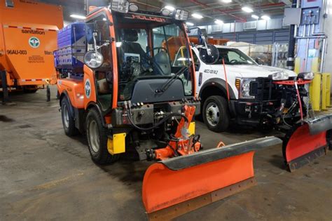 Snow Problem Sanitation Has Bigger Fleet Of Bike Lane Plows But Same