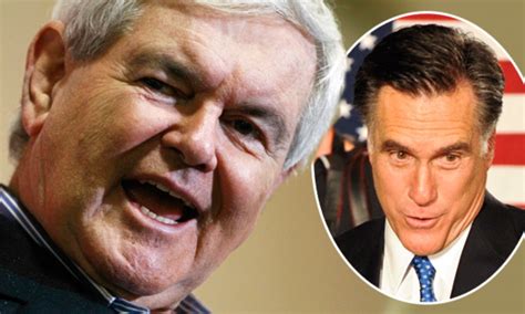 Newt Gingrich takes aggressive stance against Mitt Romney to New