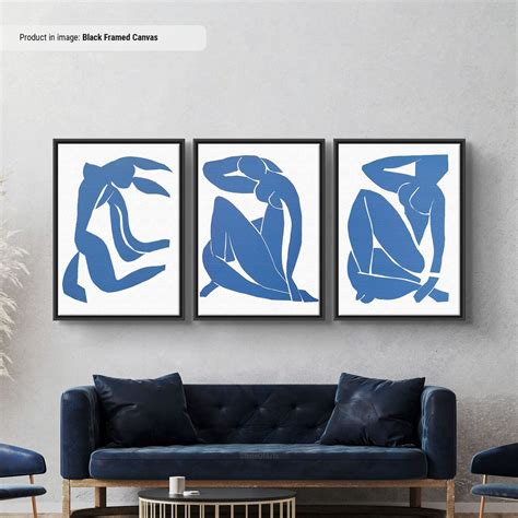 Henri Matisse Blue Nude Piece Set Canvas Poster Art Reproduction Matisse Reproduction