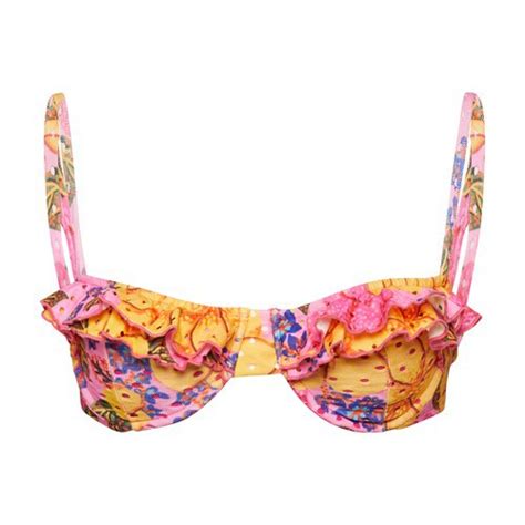 FARM Flowers Garden Bikini Top Editorialist