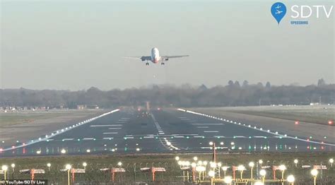 Moment Speed Tape Fell Off British Airways Plane During Take Off
