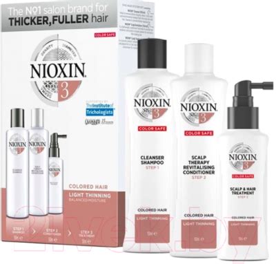 Nioxin Система 3 шампунь 150мл+кондиционер 150мл+маска 50мл Набор ...