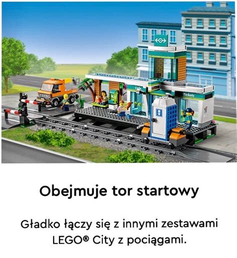 Lego City Dworzec Kolejowy Train Station Nowe Piast W