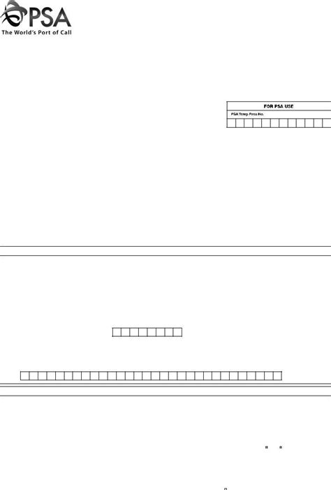 Application Psa Pass Form Fill Out Printable PDF Forms Online