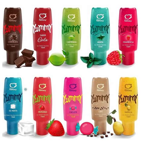 Gel Térmico Beijável Comestível Lubrificante Íntimo Sexo Oral Yummy ml Sexy Fantasy SEX SHOP