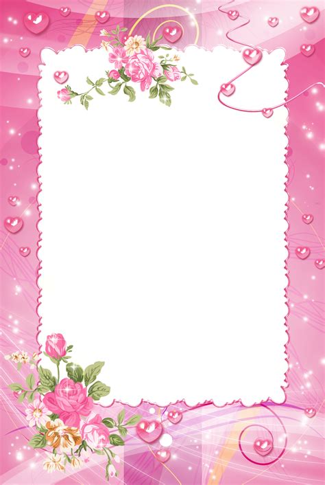 Flower Frame Png Rose Frame Watercolor Flower Wreath Boarders And