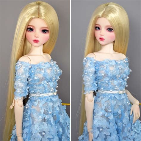 22 Zoll Mädchen Puppe Elegante Full Set Kleid Blonde Perücke BJD Puppe Spielzeug eBay