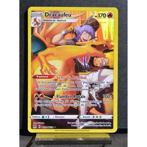 Carte Pokémon Dracaufeu 170 PV TG03-TG30 EB11 - Origine Perdue NEUF FR ...