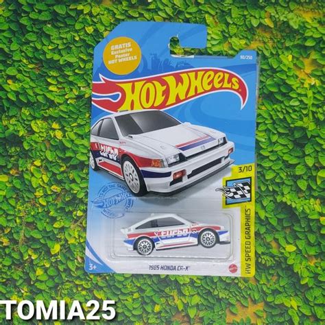 Jual Hot Wheels HW Speed Graphics Honda CR X Gratis Exclusive Poster Shopee Indonesia