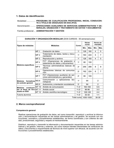 PCE ADM Operaciones Auxiliares De Servicios Administrativos Y