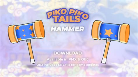 Piko Piko Tails Hammer [for Mmd And Games] By Kawaiicone On Deviantart