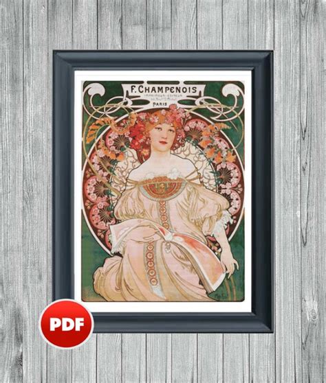 Home Improvement Home And Hobby Craft Supplies And Tools Pdf Four Seasons By Alphonse Mucha Cross